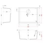 Sudoper Elleci Quadra 105 UM KT - Slika 3